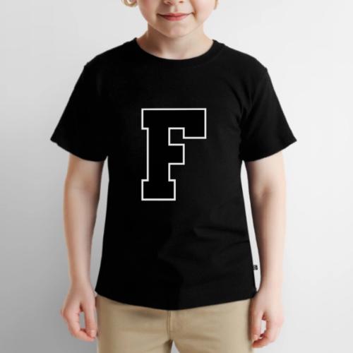 Varsity Letter F Athletic Monogram - Toddler Premium T-Shirt