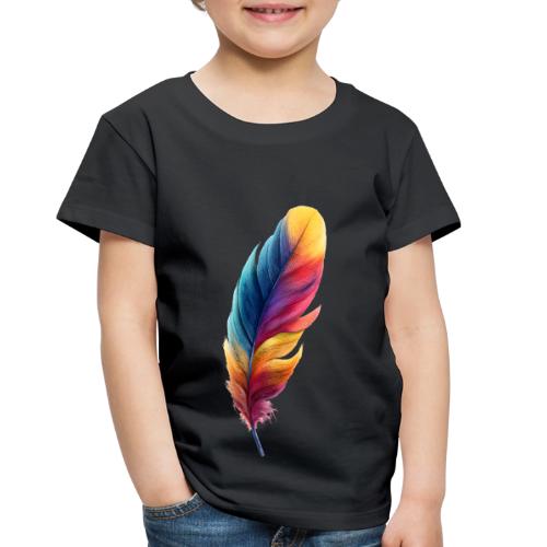 Rainbow Flight Feather - Toddler Premium T-Shirt