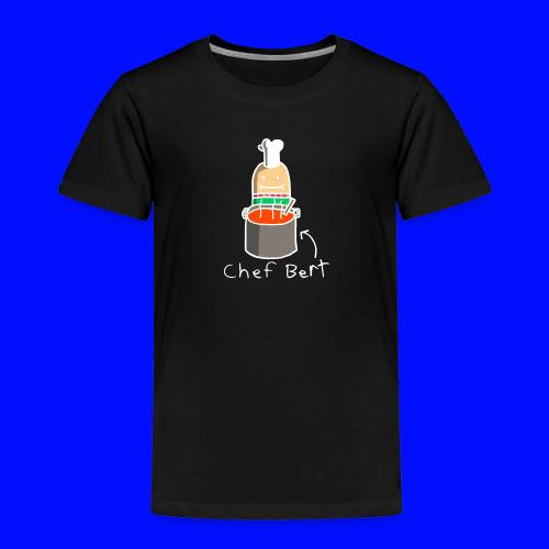 Chef Bert, White Outline (tshirts) - Toddler Premium T-Shirt