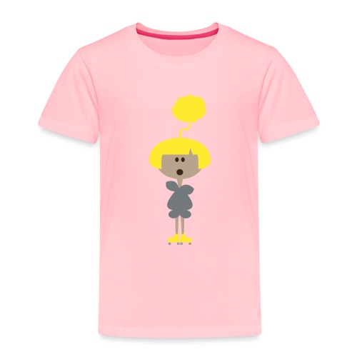 Pom Pom Girl Rollerskating - Toddler Premium T-Shirt