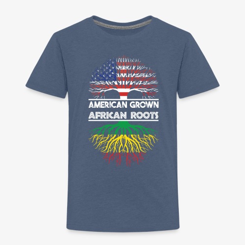 American Grown With African Roots T-Shirt - Toddler Premium T-Shirt