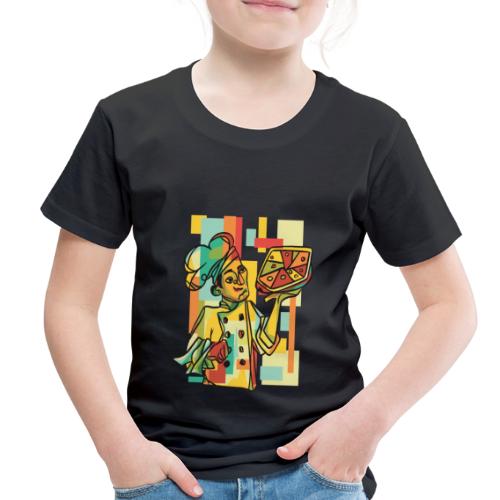 Cubist pizza - arts - Toddler Premium T-Shirt