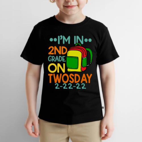 I'm 2nd Grade On Twosday 02-22-2022 Twosday 2022 - Toddler Premium T-Shirt