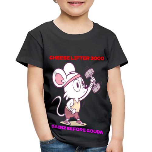 Cheese Lifter 3000 | Funny Gym Rat Mouse tshirt - Toddler Premium T-Shirt