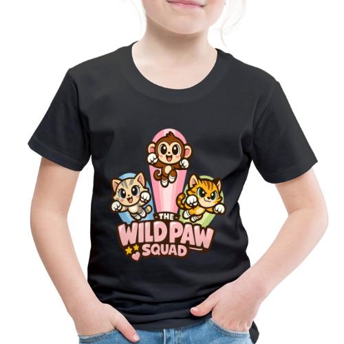 Wild Paw Squad Cute Animal Friends - Toddler Premium T-Shirt
