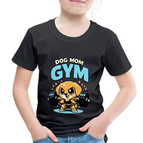 Chibi Dog Gym Workout - Toddler Premium T-Shirt