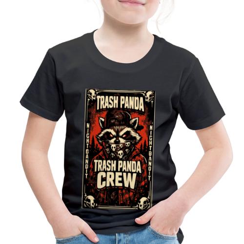 Midnight Forager Raccoon Mushroom Hunter - Toddler Premium T-Shirt