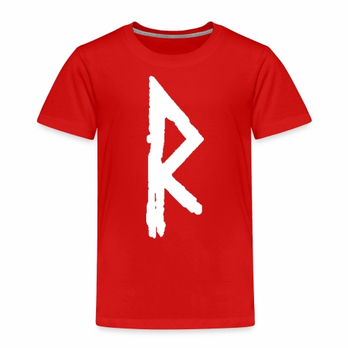 Elder Futhark Rune Raidho - Letter R - Toddler Premium T-Shirt