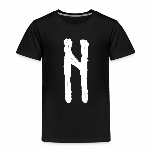 Elder Futhark Rune Hagalaz - Letter H - Toddler Premium T-Shirt