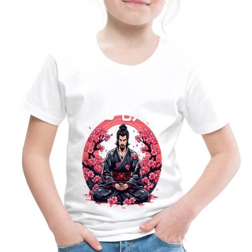 Zen Samurai: Japanese Warrior In Meditation - Toddler Premium T-Shirt