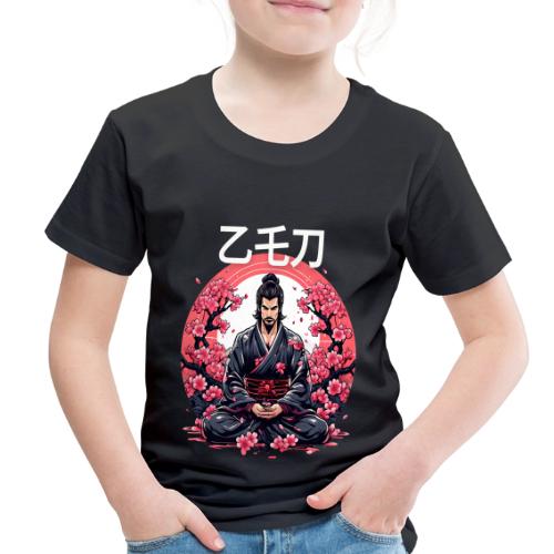 Zen Samurai: Japanese Warrior In Meditation - Toddler Premium T-Shirt