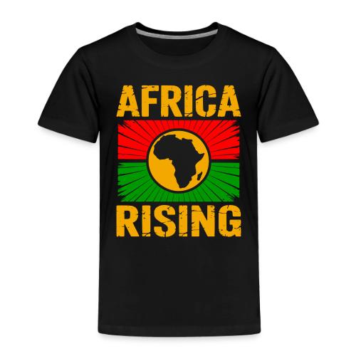 Africa Rising Vintage Continent Unity Design - Toddler Premium T-Shirt