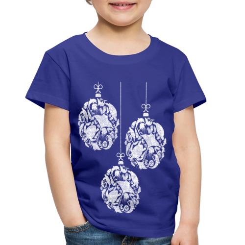 Coastal Christmas Ornament Group White - Toddler Premium T-Shirt