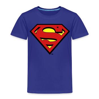 Bouclier S de Superman - T-shirt premium pour enfants - bleu roi - Devant - Samuel (120cm)