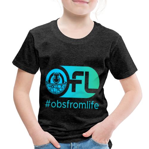 Observations from Life Logo with Hashtag - Toddler Premium T-Shirt