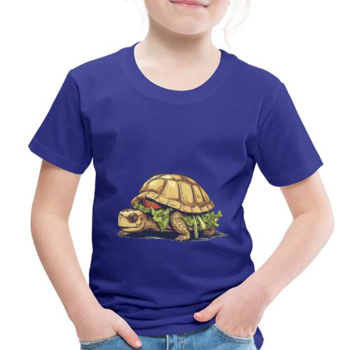 Turtle Sandwich Sticker n' Tee Version - Toddler Premium T-Shirt