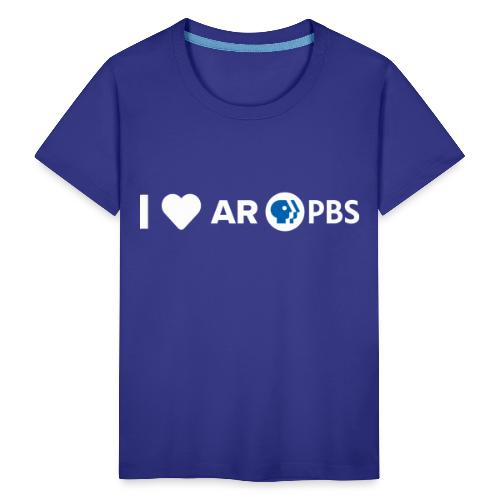 I Heart AR PBS White - Toddler Premium T-Shirt