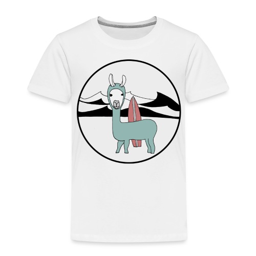 Surfin' llama. - Toddler Premium T-Shirt