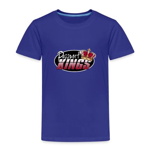 Passport Kings logo for dark shirts - Toddler Premium T-Shirt