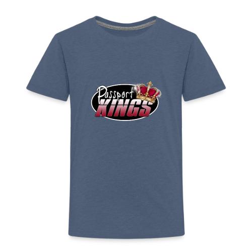 Passport Kings logo for dark shirts - Toddler Premium T-Shirt
