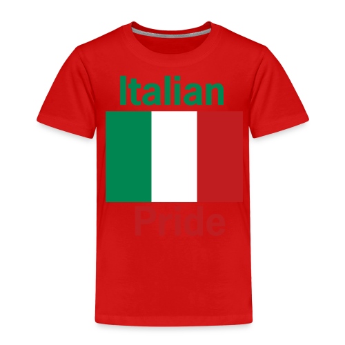 Italian Pride Flag - Toddler Premium T-Shirt