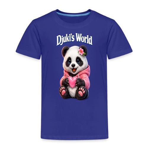 Panda – Heart Hoodie Edition - Toddler Premium T-Shirt