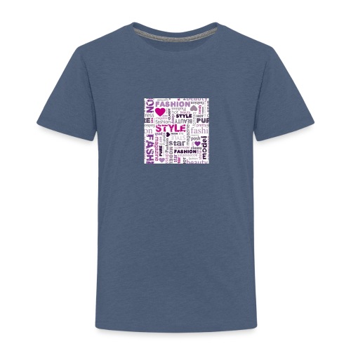 fashion word collage - Toddler Premium T-Shirt