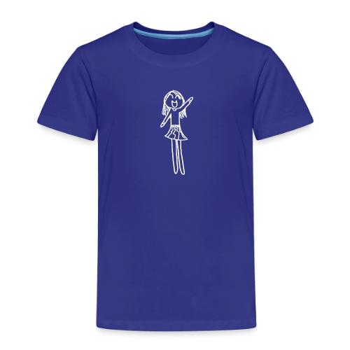 Sophia, White Outline (tshirts) - Toddler Premium T-Shirt
