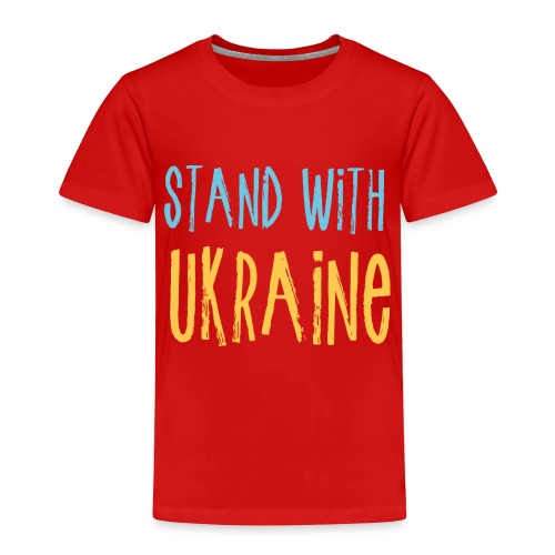 Stand With Ukraine - Toddler Premium T-Shirt