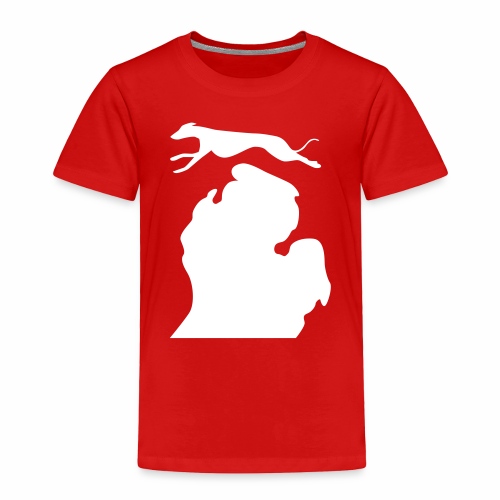 Greyhound Bark Michigan - Toddler Premium T-Shirt
