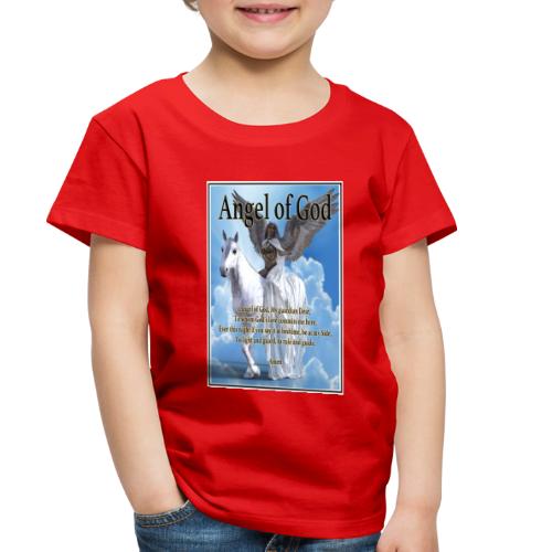 Angel of God, My guardian Dear (version with sky) - Toddler Premium T-Shirt