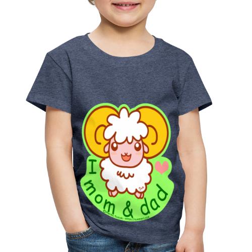 I Love Mom and Dad - Toddler Premium T-Shirt