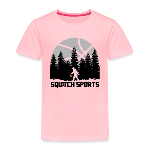 Squatch Scene Black - Toddler Premium T-Shirt
