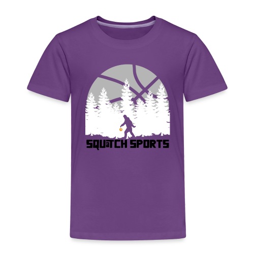 Squatch Scene White - Toddler Premium T-Shirt