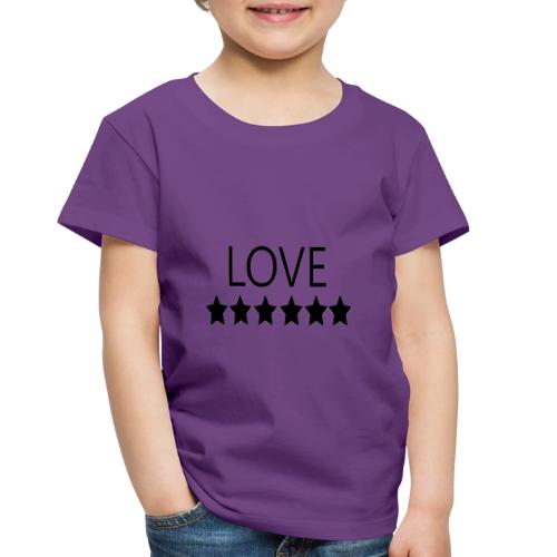 LOVE (Black font) - Toddler Premium T-Shirt