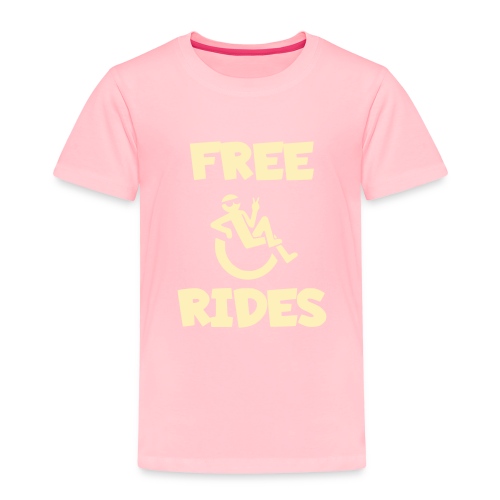 This wheelchair user gives free rides - Toddler Premium T-Shirt