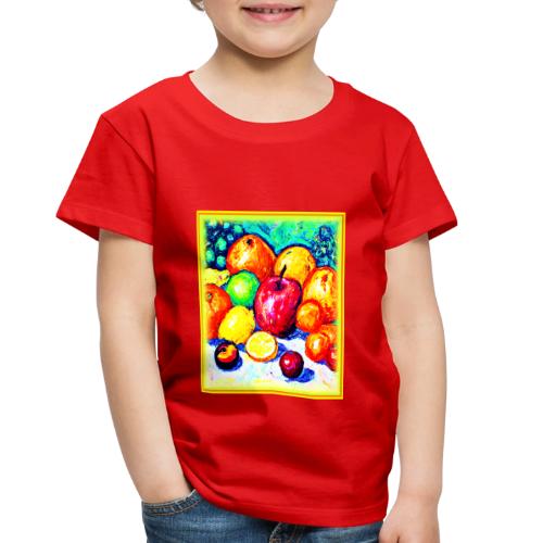 Juicy Delights Fruits Painting. Buy Now - Toddler Premium T-Shirt