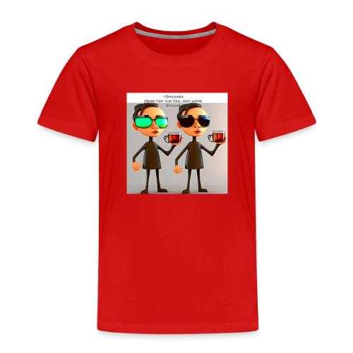 Here for the tea - Toddler Premium T-Shirt