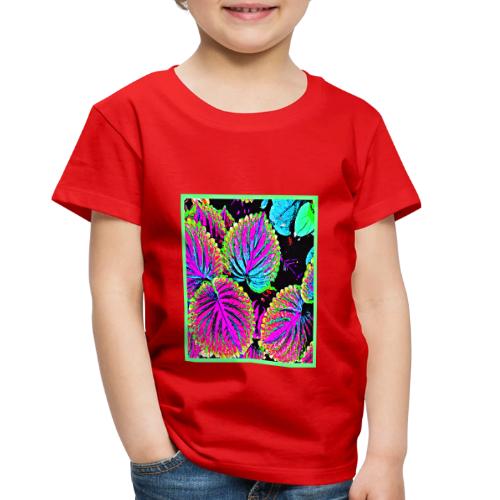 Colorful Leaves Pattern - Toddler Premium T-Shirt