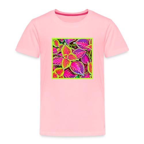 Vivid ChromaLeaf Harmony Pattern - Toddler Premium T-Shirt