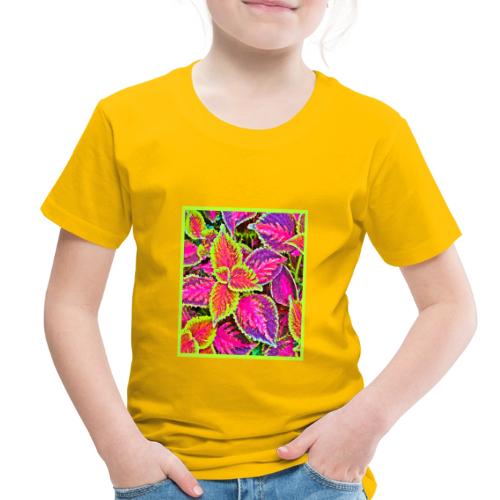 Vivid ChromaLeaf Harmony Pattern - Toddler Premium T-Shirt