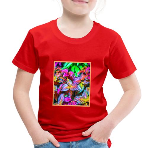 Luminous Leaf Pattern Artistry - Toddler Premium T-Shirt