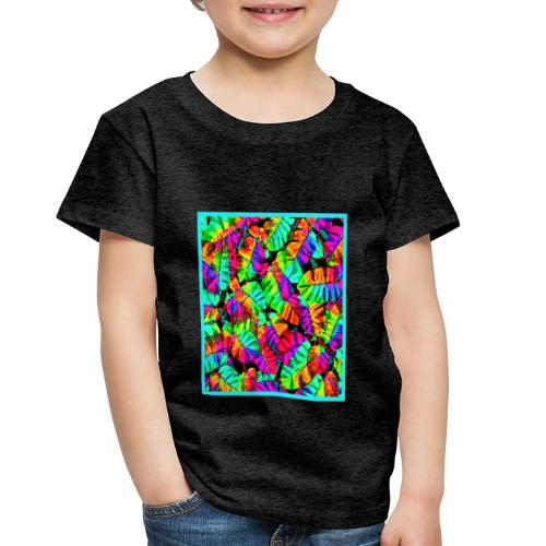 Chic Leaf Pattern Stylish Elegance - Toddler Premium T-Shirt