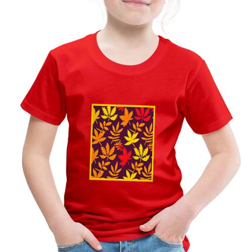Cute Leaf Patterns Modern Style - Toddler Premium T-Shirt