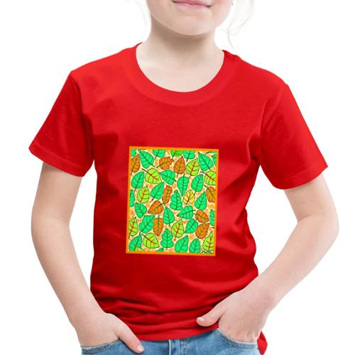 Vivid Leaf Harmony Colorful Bliss - Toddler Premium T-Shirt