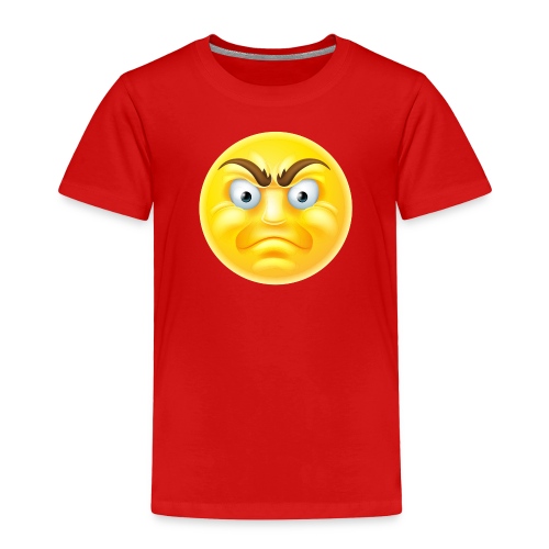 Angry Emoticon - Toddler Premium T-Shirt
