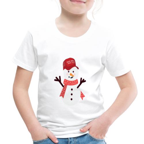 MAGA the Snowman - Toddler Premium T-Shirt