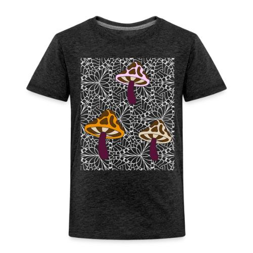 Fall Season Mushroom Designs - Toddler Premium T-Shirt