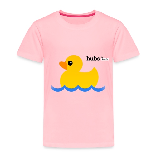 Hubs Duck - Wordmark and Water - Toddler Premium T-Shirt