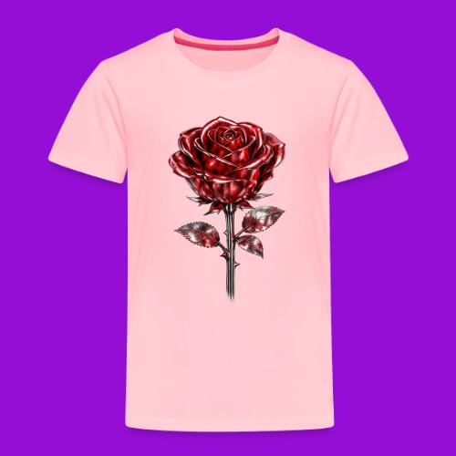 2 Set - Silver and Gold Roses - Toddler Premium T-Shirt